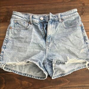 American Eagle Outfitters Light Blue Denim Shorts